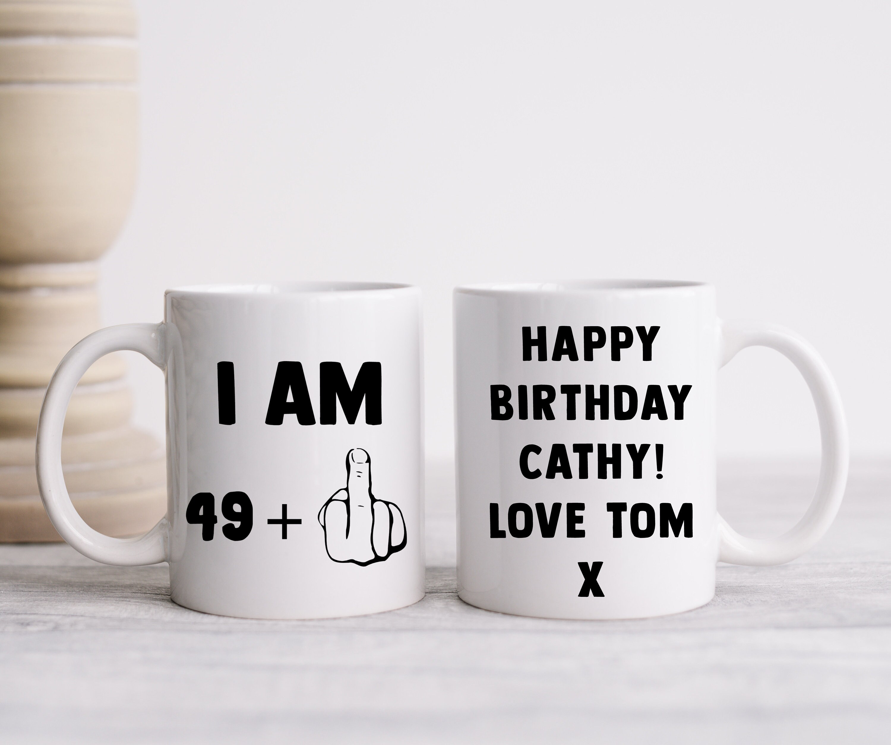 Tasse 50. Geburtstag, Kaffeebecher Mit Spruch 50-na Und