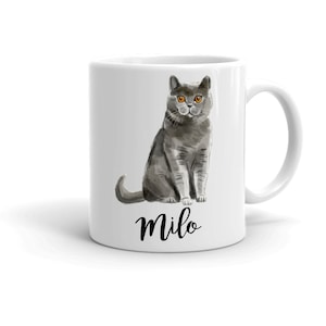 Personalised British Shorthair Cat 11oz Mug by Forever Personal Designs®