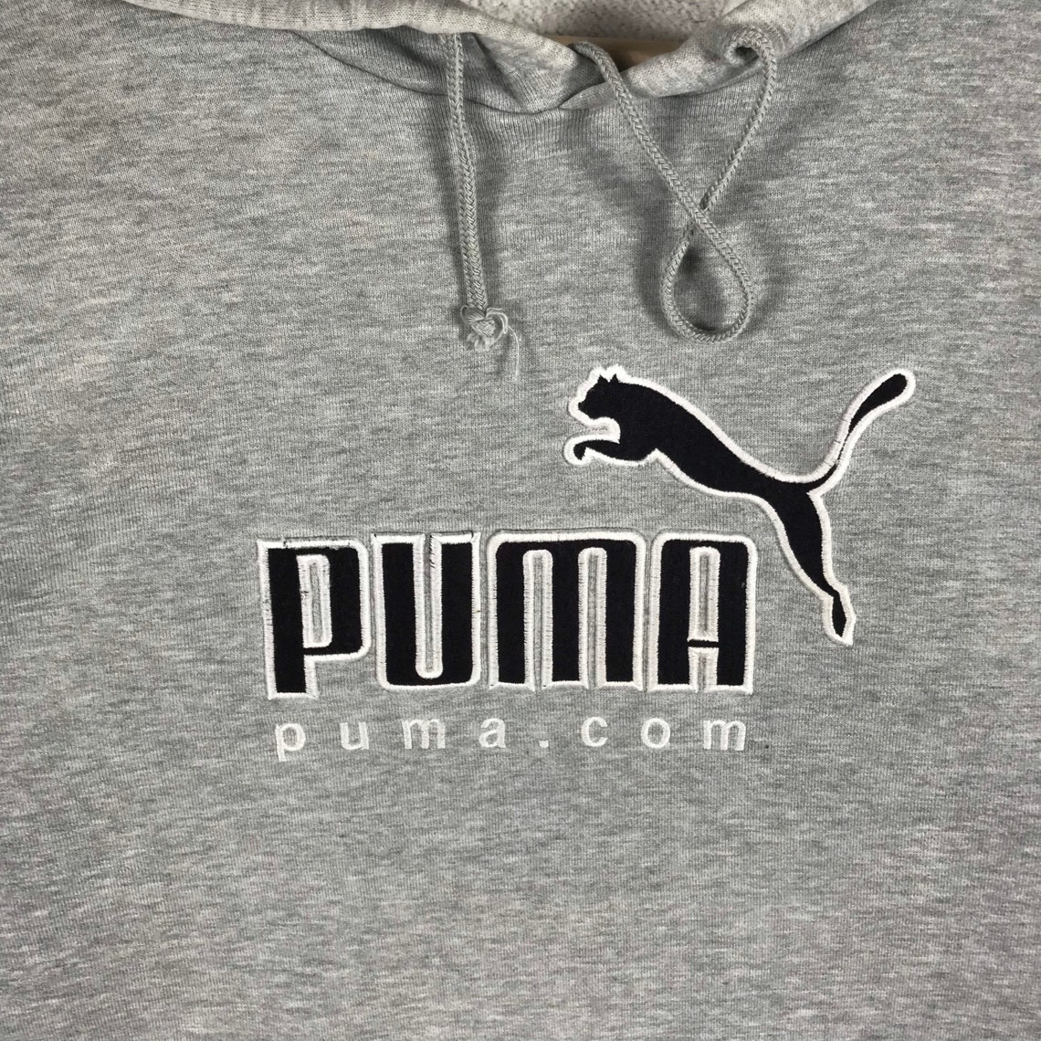 Vintage PUMA Hoodie Big Logo Embroidery Logo Size Medium for Etsy