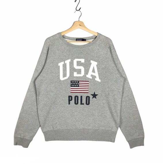 Vintage 90s Polo Ralph Lauren sweatshirt usa print