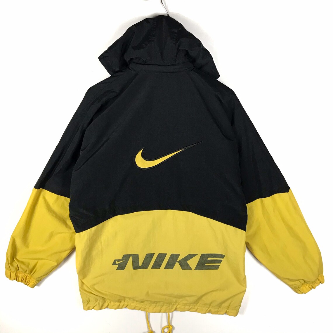 Vintage 90s NIKE Swoosh Windbreaker Embroidery Big Logo Etsy