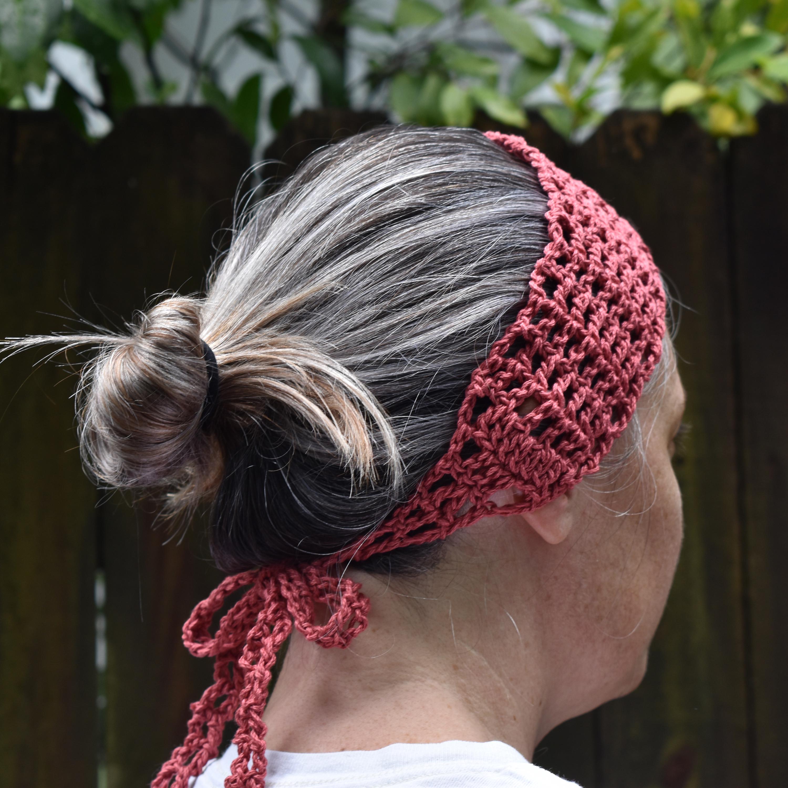 Wide Crochet Headband Wrap - Lightweight Breathable Mesh Knit 35 Easy and Fast Free Crochet Headband Patterns main image 2