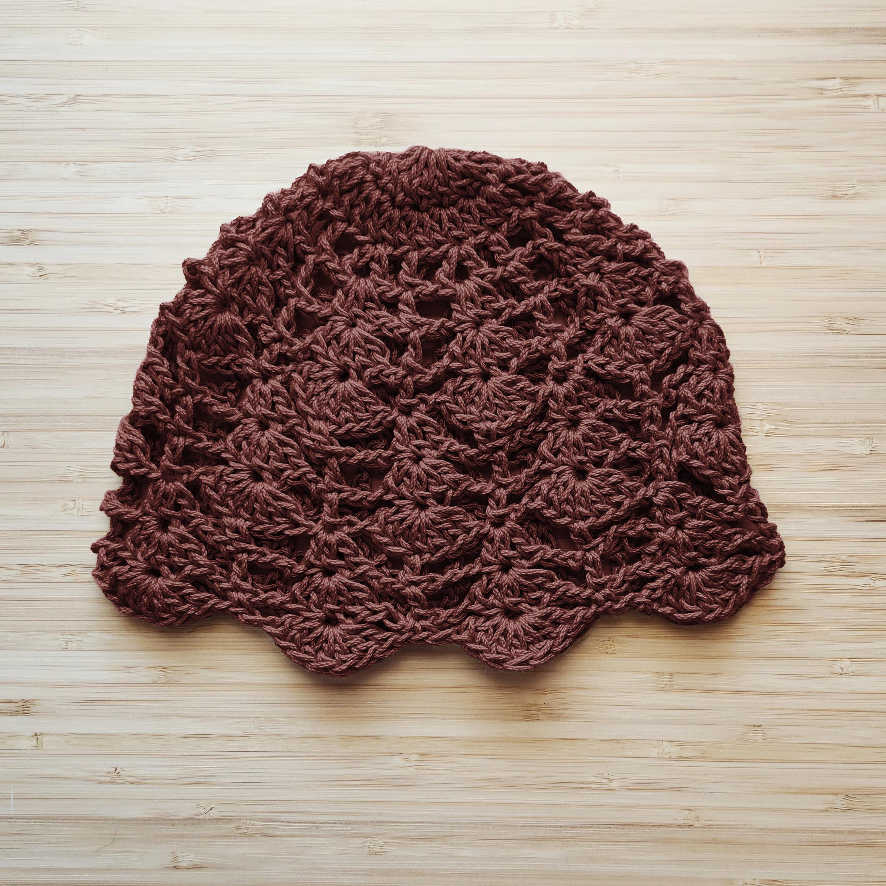 Blooming Lace Skull Cap | Handmade Crochet Summer Beanie