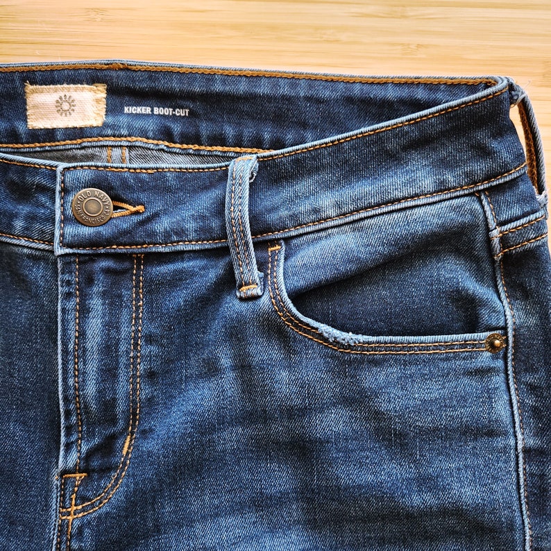Upcycled Granny Sunburst Jeans Women's Size 6 Mid Rise - Etsy