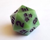 Resin D20 - Green Slime