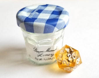 LIMITED EDITION Resin D20 - Honey