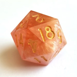 Resin D20 - Celestial Clouds