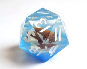 Large Resin D20 - Sea Lion