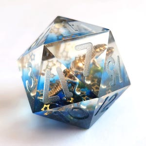Jumbo Resin D20 - Space Dinosaur