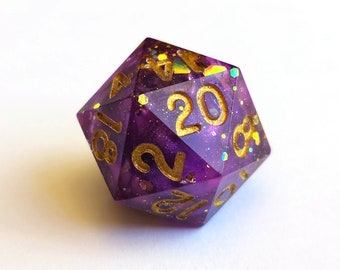 Liquid Core Resin D20 - Tarot Reader