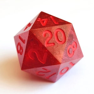 Jumbo Resin D20 - Fire Storm