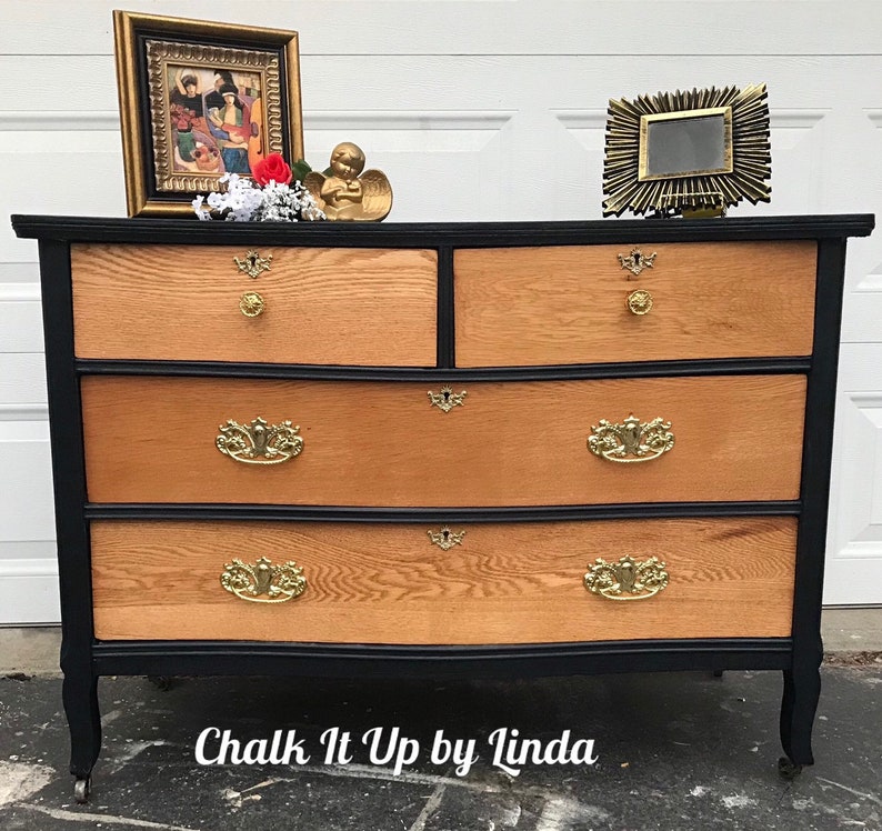 Oak Dresser Chest Of Etsy
