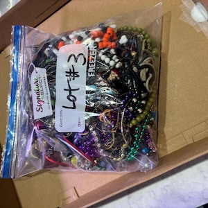 Lot #3– 5 lb lot unwearble jewelry for crafting, jewelry for repurposing, broken jewelry lot, vintage to modern, sorted no precious metal