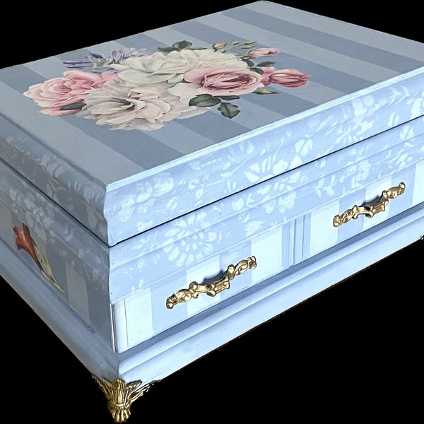 Painted Jewelry Box Etsy