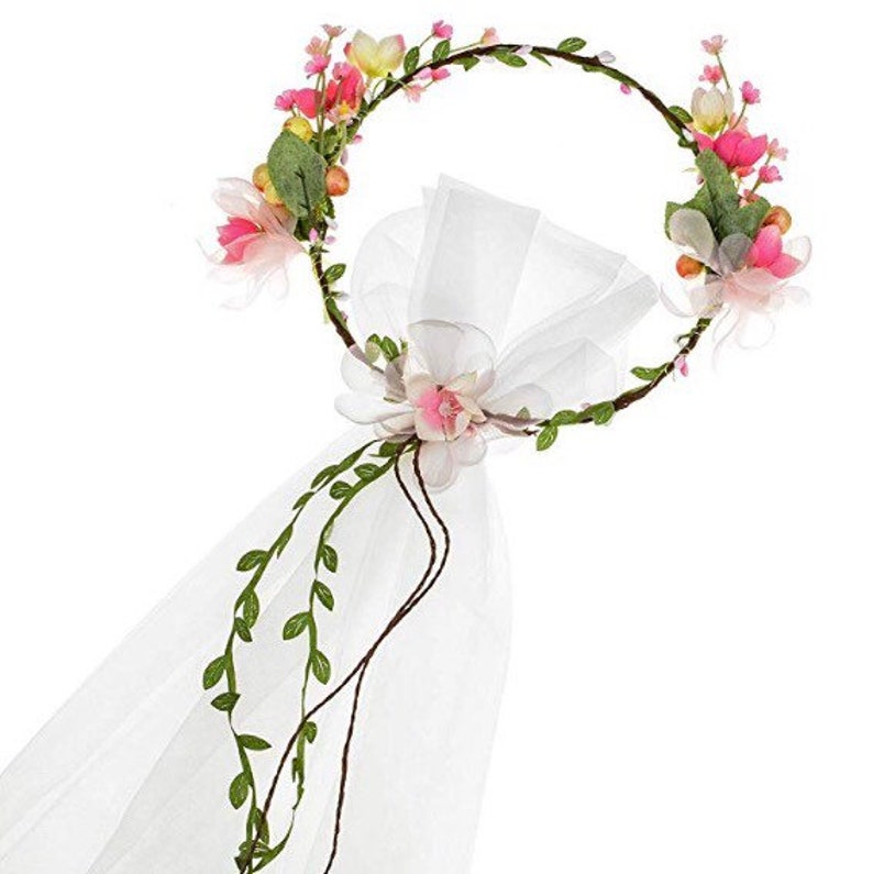 flower garland headband