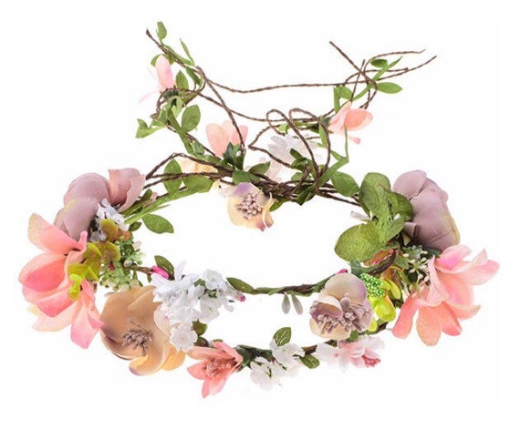 flower garland headband