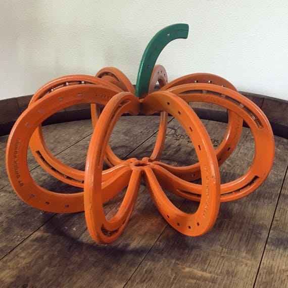Items similar to Horseshoe Pumpkin on Etsy