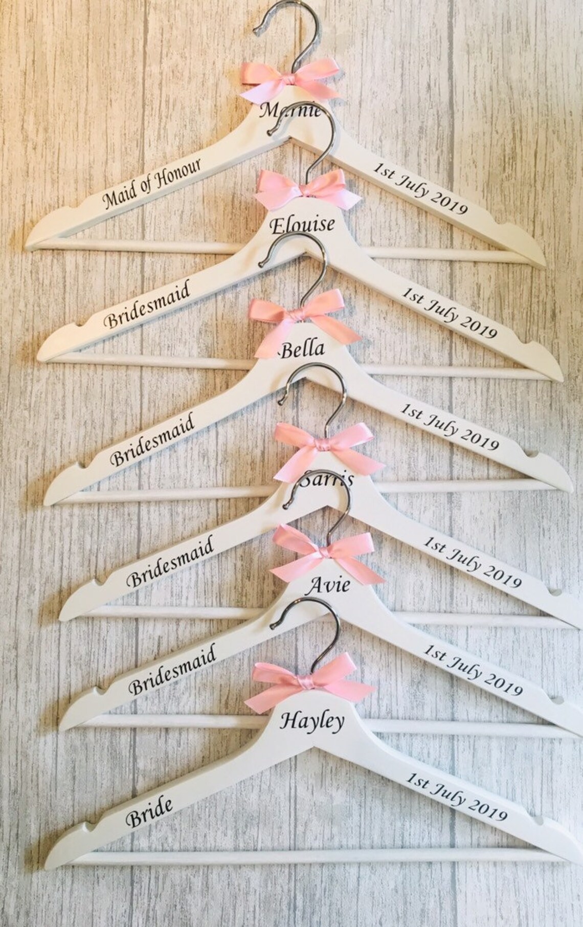 Diy Wedding Hanger Names Diy Vinyl Names for Hangers Diy Etsy