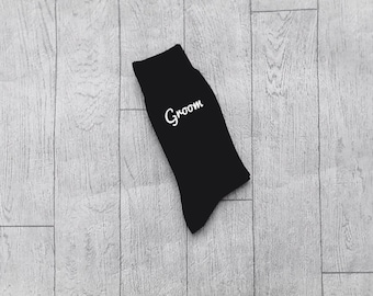 Groom Socks, Wedding Party Role Socks