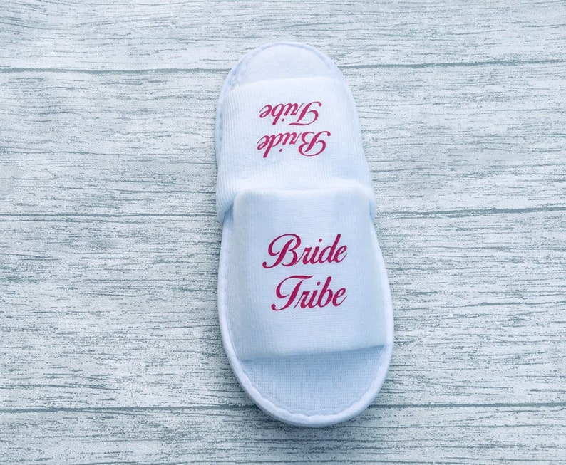 team bride slippers