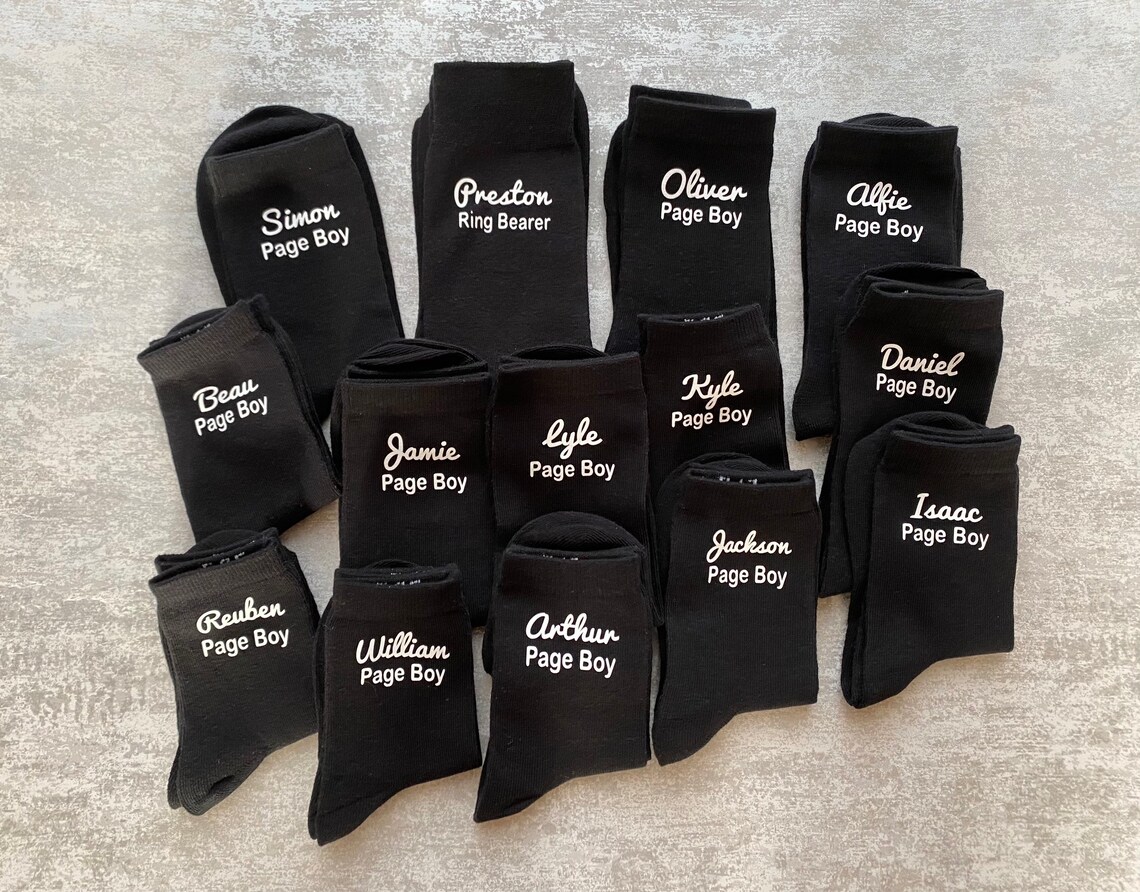 Page Boy/ Ring Bearer Socks Etsy UK