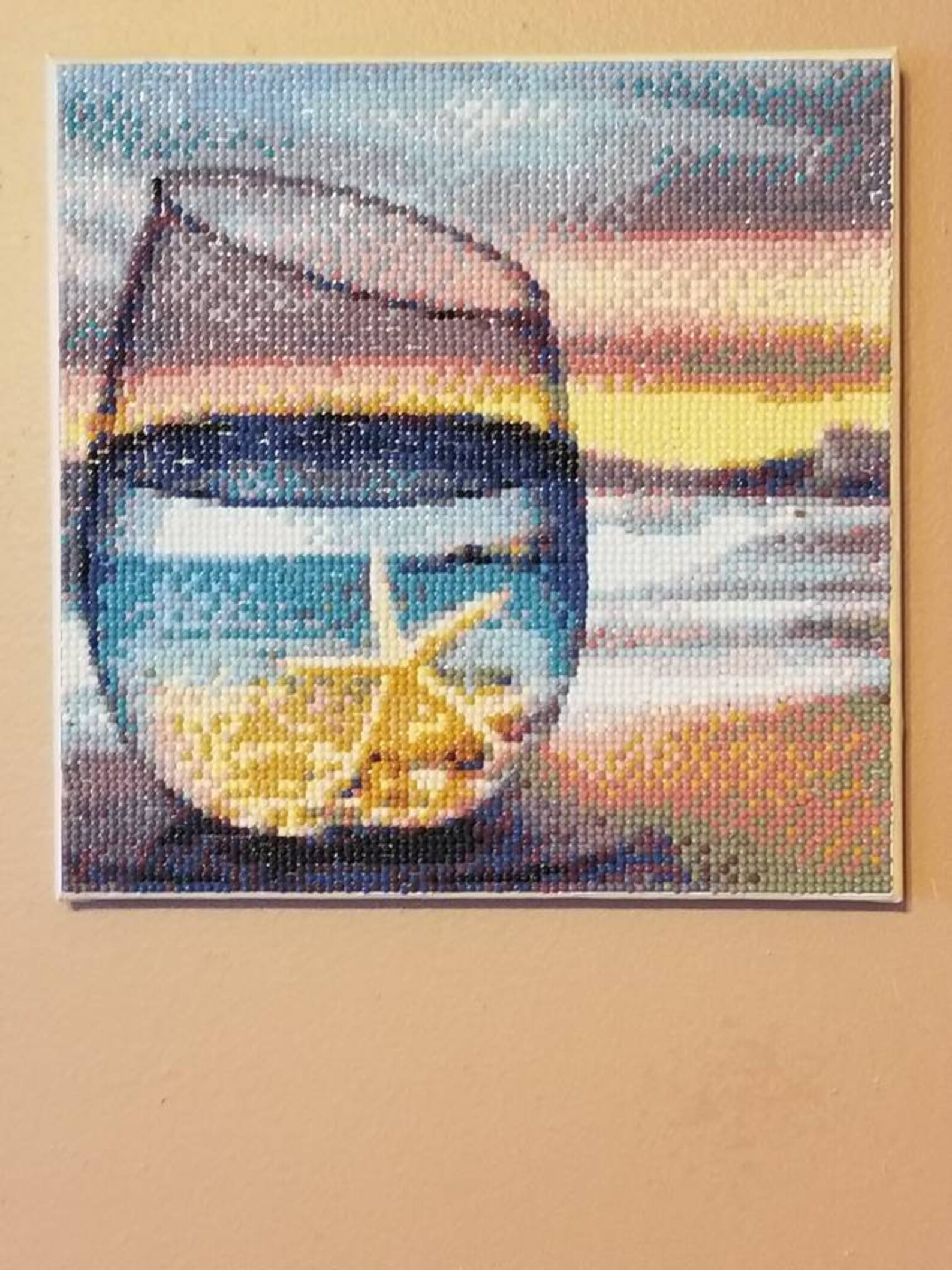 Diamond dotz wall painting finished canvas ready to hang Etsy
