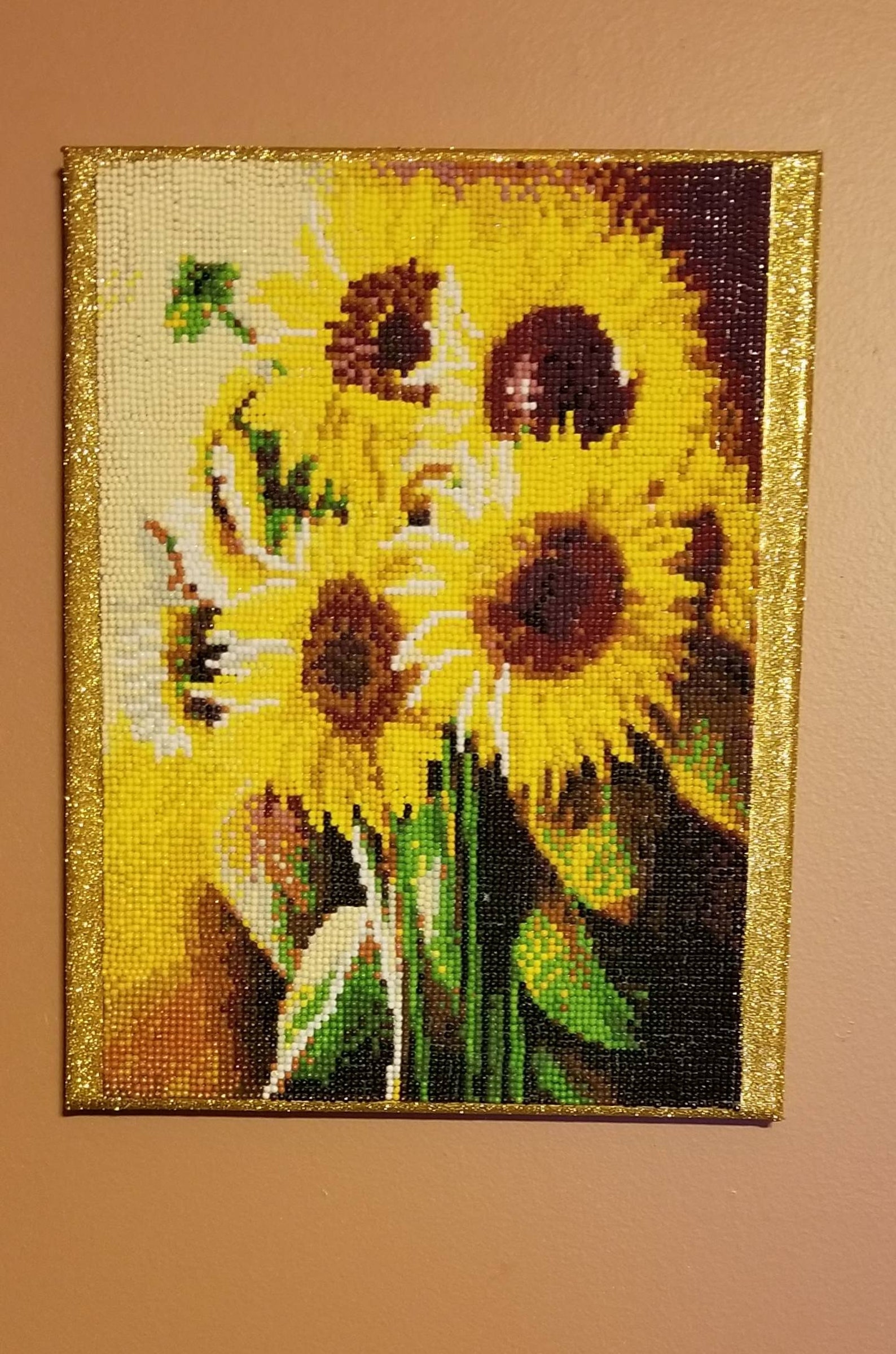 Diamond dotz wall painting finished canvas ready to hang Etsy