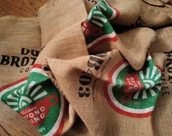 Dunn Brothers Holiday Blend Coffee Burlap Bag (18x29 inches)