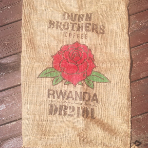 Coffee Sack Wall Art Etsy