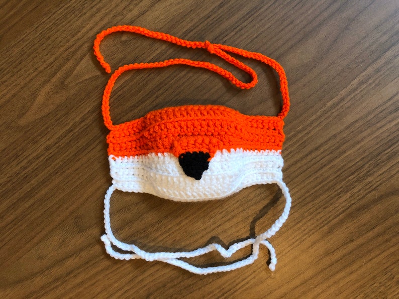 Crocheted protective face mask image 2