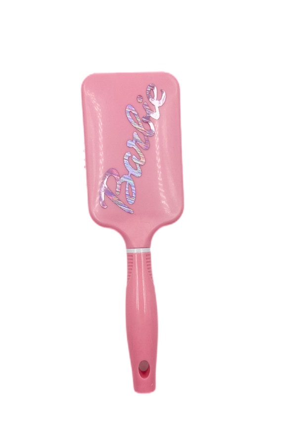 Rare Barbie Pink Silhouette Paddle Hair Brush Pink Barbie Paddle Hairbrush - Etsy main image 4