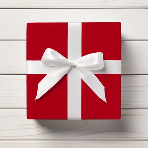 Red Pink Solid Wrapping Paper - Gift Wrap for Christmas, Birthdays, and Weddings