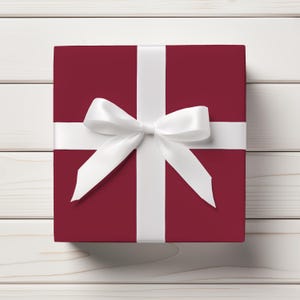 Carta da regalo bordeaux per occasioni speciali: perfetta per compleanni, feste e matrimoni