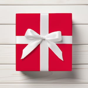 Red Gift Wrapping Paper - Bold Red Wrap for Holidays, Birthdays, and Special Celebrations