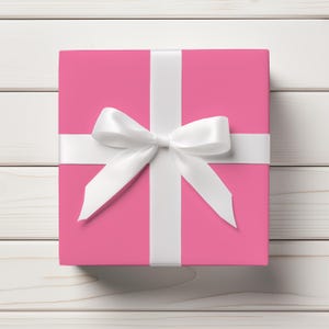 Hellrosa Geschenkpapier, Bold Bubblegum Pink Geschenkpapier für Geburtstage, Jubiläen und besondere Feiern