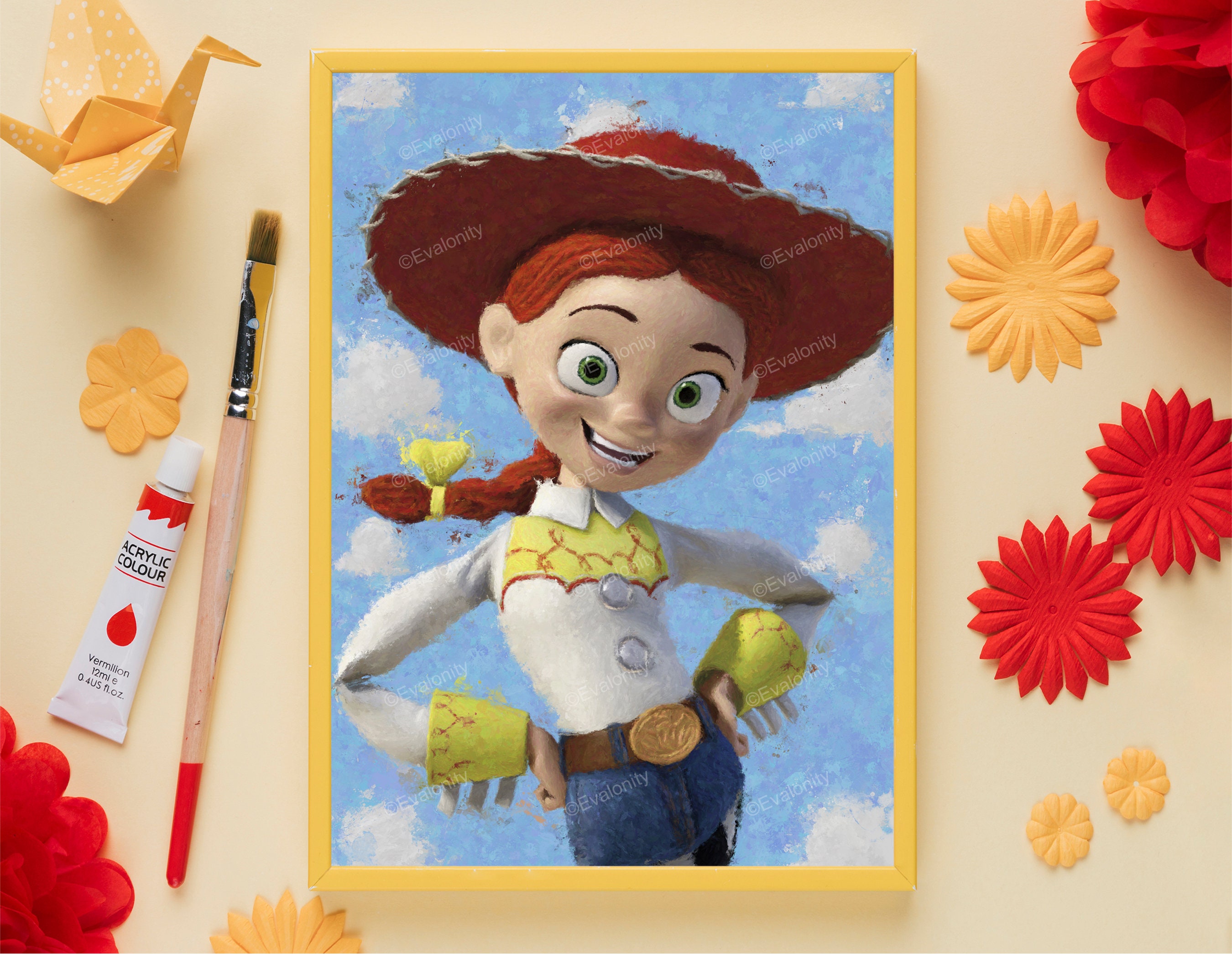 Toy story jessie toy story painting toy story girls room Etsy
