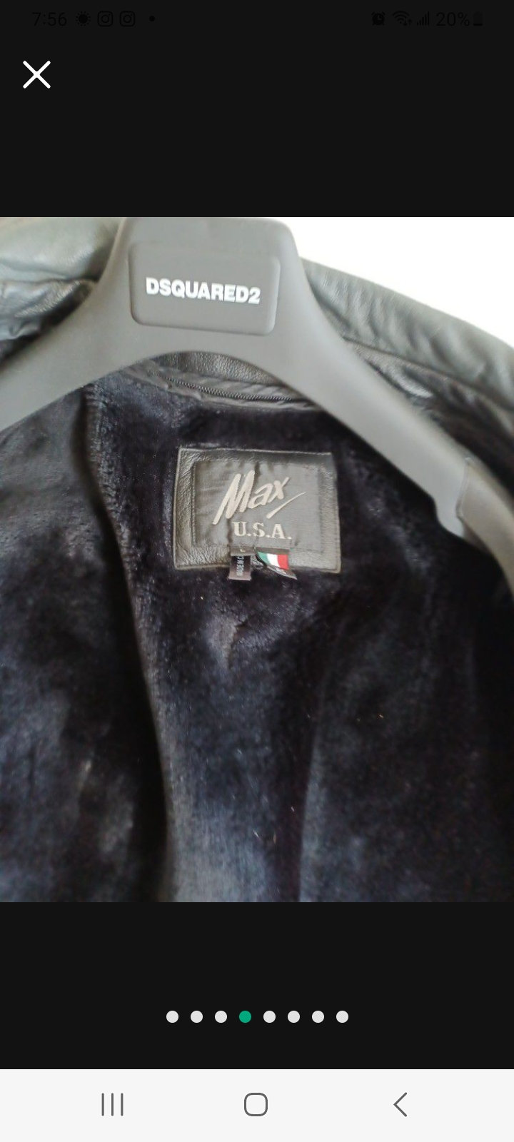 MAX USA MOTORACER Leather Jacket Black Large Warm Under Jacket Mens Etsy