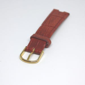 CHOPARD Watch Leather Band Single Part 16mm Coral-Red Women's