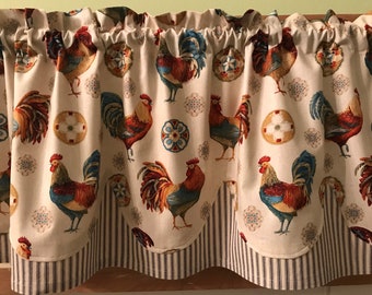 Rooster Valance Etsy