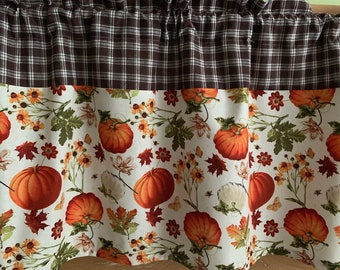Pumpkin Curtains Etsy