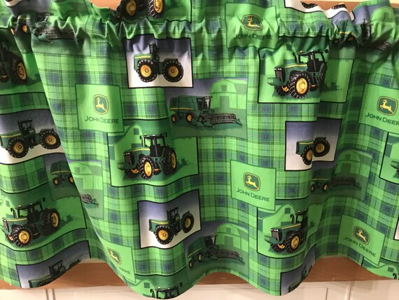 Green John Deere Valance Kids Room Decor