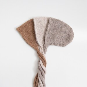 Knit baby bonnet and Wrap Set, Knit Bonnet and wrap set, photography prop Newborn Photography Prop, Photo Prop, Newborn prop
