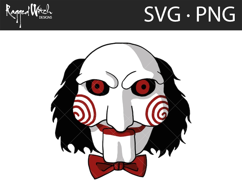 Jigsaw svg svg png horror svg Vector design Cutfiles Etsy