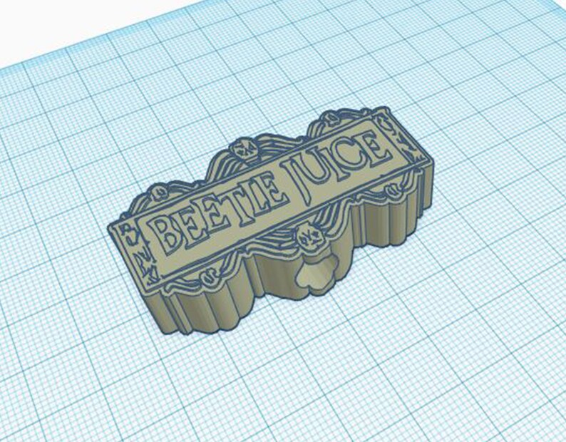 STL Straw Topper Beetlejuice Halloween Straw Topper Stl Etsy Australia