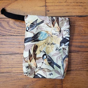 Bolsa de deck de pássaros e galhos para baralho de tarô