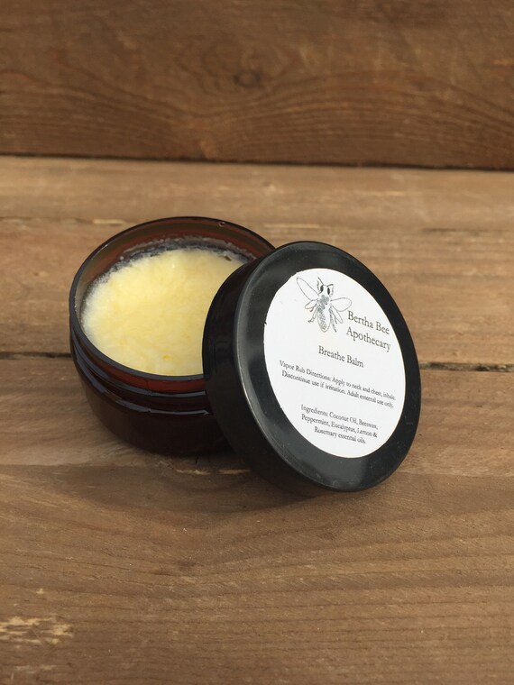 Breathe Balm An All Natural Petroleum Free Chest & Vapor Rub | Etsy