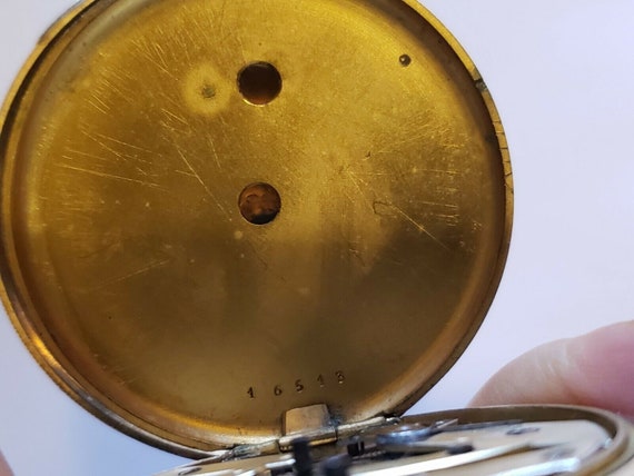 Antique M.j. Tobias Pocket Watch Key Wind 14k four Holes Jewelled. Etsy Canada