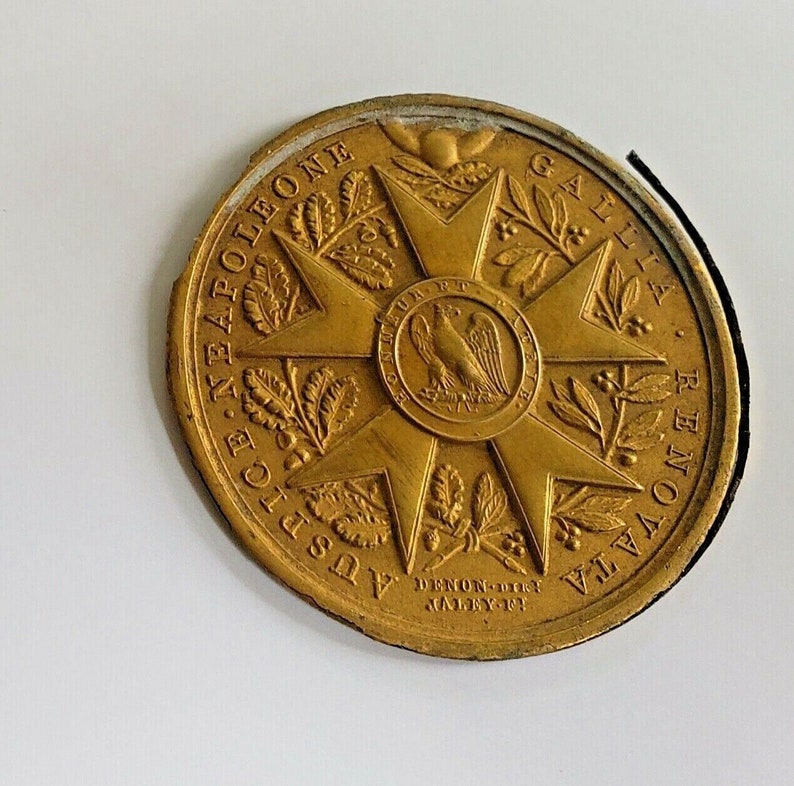 Napoleon Inauguration Legion of Honor. Copper Electrotype Shell Medal ...