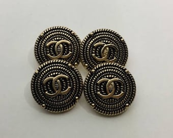 4 Chanel pretty Buttons Charm Pendant