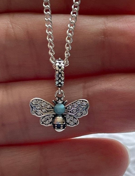 Bee Necklace Bee Charm Bee Pendant 